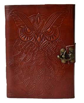 (image for) Owl leather w/ latch