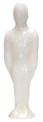 (image for) 7 1/4" White Male candle