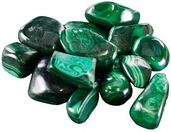 (image for) 1 Lb Malachite tumbled