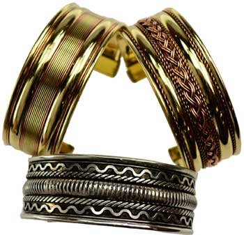 (image for) 1" assorted Two Tone bracelet