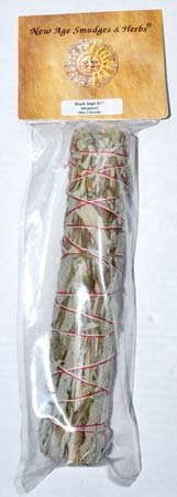 (image for) Black Sage smudge stick 8"