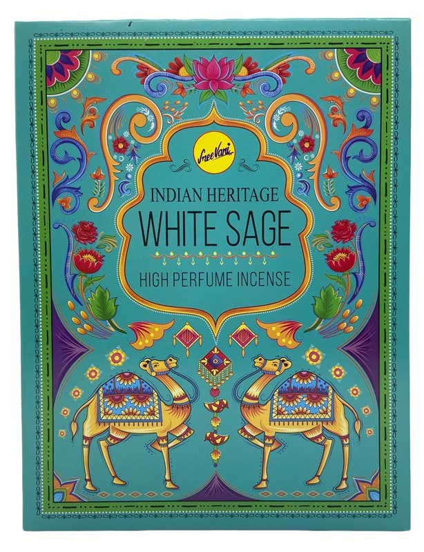 (image for) 15 gm White Sage incense sticks indian heritage