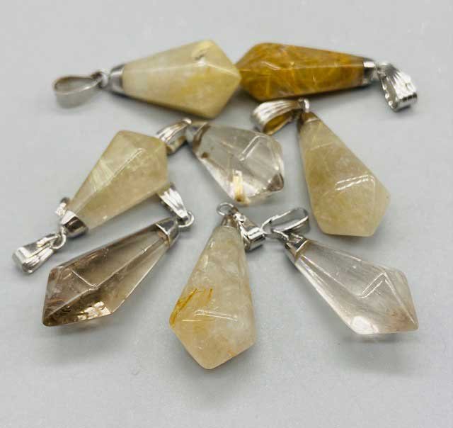 (image for) Rutilated Quartz pendant