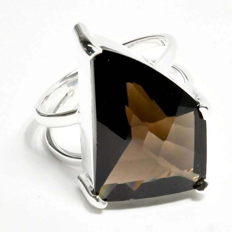 (image for) size 8 Smokey Quartz ring