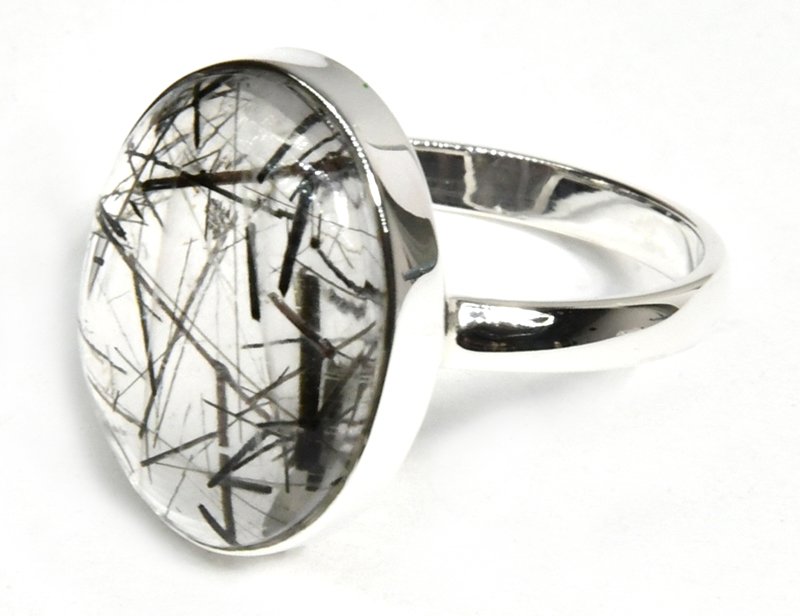 (image for) size 8 Tourmalated Quartz ring