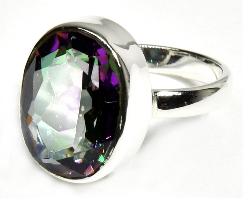 (image for) size 6 Mystic Quartz ring