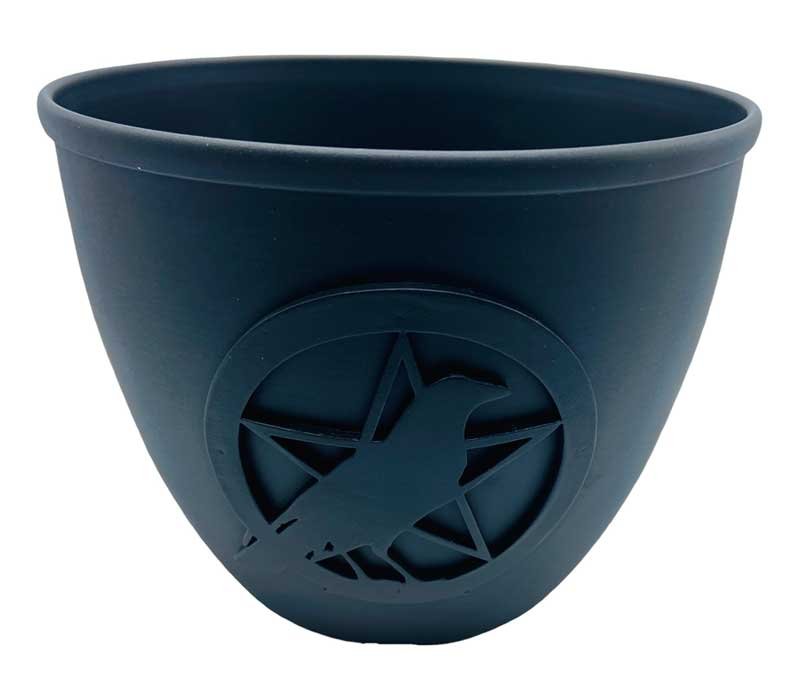 (image for) 3 1/2" Pentagram & Bird candle holder