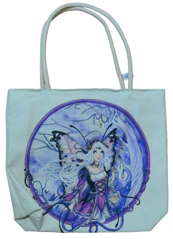 (image for) 17" x 17" Fairy tote bag