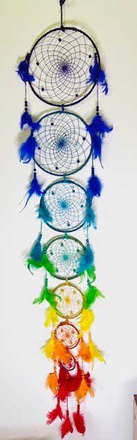 (image for) 55" Chakra dreamcatcher