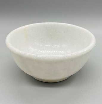 (image for) 4" White Marble scrying bowl