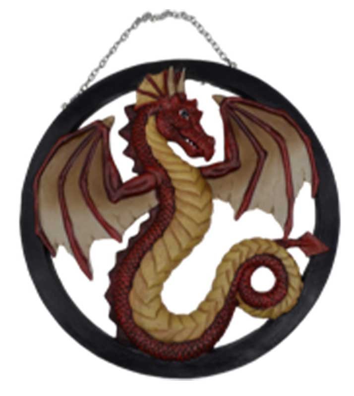 (image for) 8 1/2" Dragon wall plaque